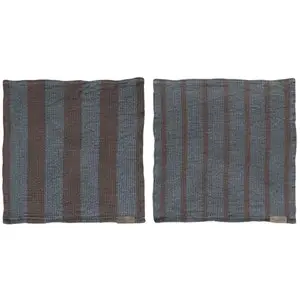 Mette Ditmer - ELVIRA karklud (2-pack) - Slate Blue