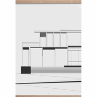 Enklamide - Arkitekt - Etage K15 - 50x70 cm