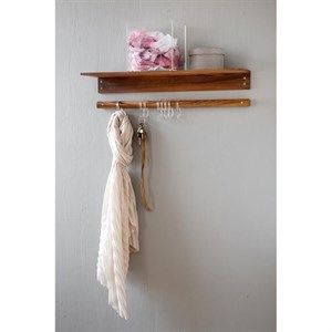 Image of Neon Living - Entresæt 70 cm - Valnød med knage i klar
