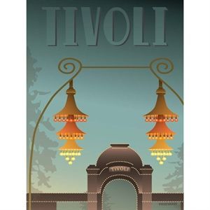 Image of VISSEVASSE - TIVOLI plakat - Indgangen 30 x 40
