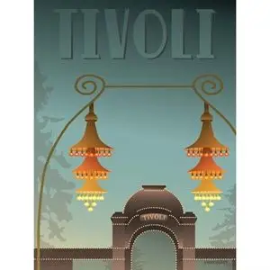 VISSEVASSE - TIVOLI plakat - Indgangen 30 x 40