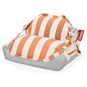 Fatboy - Udendørs sækkestol Original Floatzac - Stripe Orange Creme