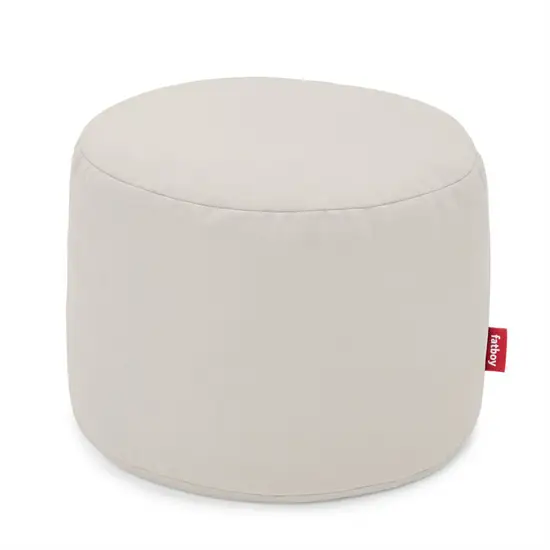 Fatboy - Puf - Point Canvas Recycled - Ø50x35 cm - Cool Grey