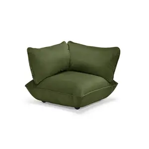 Fatboy - Sumo Corner Seat Velvet - Deep green