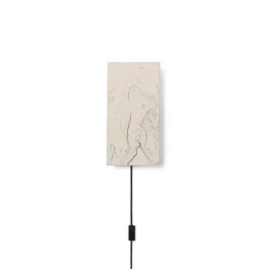 Ferm Living - Væglampe - Argilla Lamp - Marble White