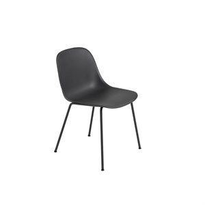Image of Muuto stol - Fiber side chair sort/sort