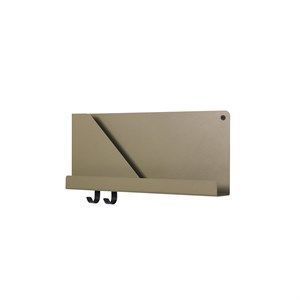 Image of Muuto - Hylde - Folded Shelves - Olive - Small