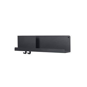 Image of Muuto - Hylde - Folded Shelves - Black - Medium