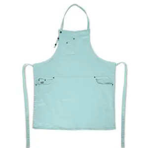 DutchDeluxes - Five Pockets Forklæde - Slim Fit - Azure Denim 