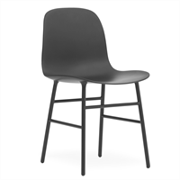 Normann Copenhagen stol - Form Stol  i sort/stål