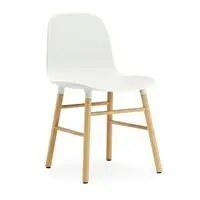 Normann Copenhagen - Form stol - hvid/eg