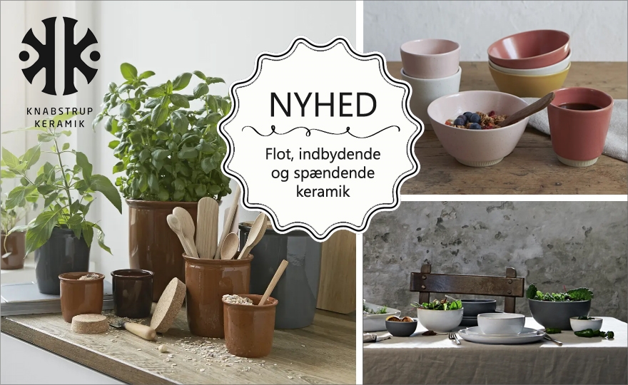 Knabstrup - smukt keramik til enhver lejlighed