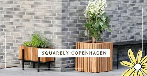 SQUARELY COPENHAGEN - smukke møbler til dine planter, både inde og ude