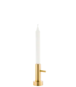Frtiz Hansen - Lysestage - Single #1 - messing - 10x5 cm