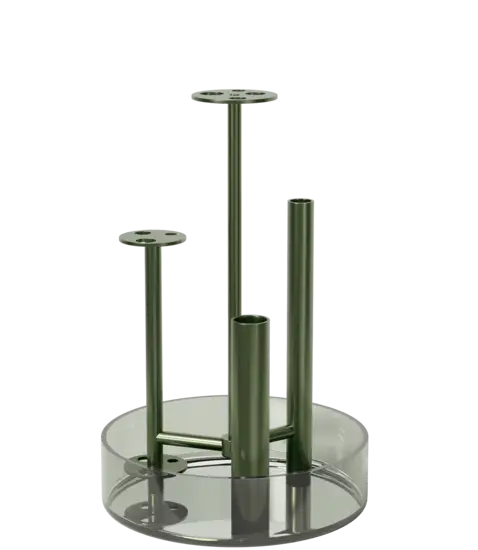 Fritz Hansen -Ikeru High Vase- Forest Green