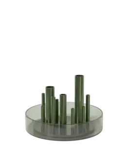 Frtiz Hansen - Ikeru Low Vase - Forest Green - 19x13 cm