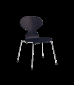 Fritz Hansen - Børnestol - Ant™ - Midnight Blue/krom ben