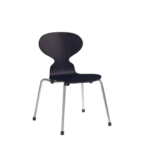 Fritz Hansen - Børnestol - Ant™ - Midnight Blue/krom ben