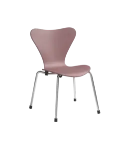 Fritz Hansen - Børnestol - Series 7™ - Wild Rose/krom ben