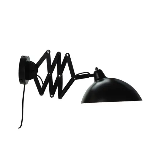 Dyberg Larsen - Futura væglampe med foldearm - Sort