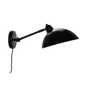 Dyberg Larsen - Futura væglampe - Sort/Hvid - 47 cm x 26 cm x 16 cm