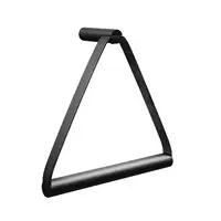 Ekta Living - Håndklædeholder - Towel hanger - Metal - Sort