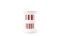 Tivoli x Normann - Funfair vase - hvid/rød