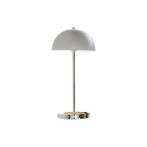 Dyberg Larsen - Garda LED bordlampe - Hvid/Krom 