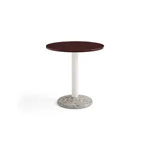 HAY havebord - Keramik bord - Ceramic table - Bordeaux - Ø 70 cm