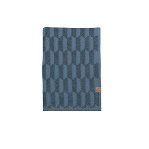 Mette Ditmer - GEO gæstehåndklæde (2-pack) - Slate Blue