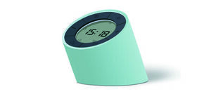 Gingko - The Edge Light Alarm Clock - Green