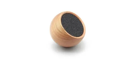 Gingko - Tumbler Selfie Speaker natural cherry wood