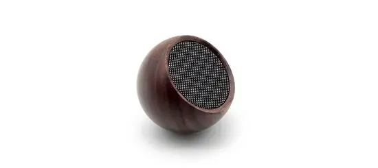 Gingko - Tumbler Selfie Speaker natural walnut wood