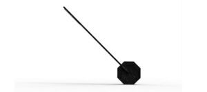 Gingko - Octagon One Desk Lamp - Black