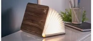 Gingko - LED Smart Booklight - Walnut - Large 