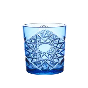 glassFORever - Krystal Glas - Premium Light - Brudsikkert Plastik - Blå - 27cl
