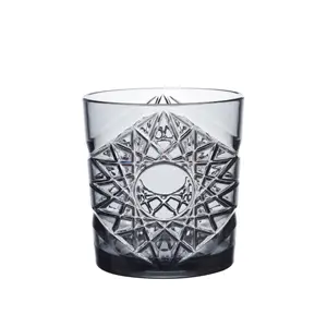 glassFORever - Krystal Glas - Premium Light - Brudsikkert Plastik - Grå - 27cl