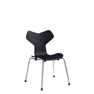 Fritz Hansen - Børnestol - Grand Prix™ - Midnight Blue/krom ben