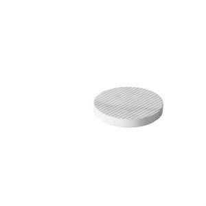 Image of Muuto - Groove bordkåner i marmor (Ø 16 cm) - hvid