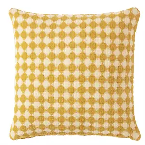 Burel Factory - Azulejo Pudebetræk - Mustard Yellow and Pearl 79/39