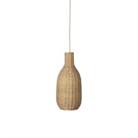 Ferm Living -  Flettet "Bottle" lampe/pendel - Natur