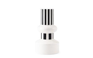 Image of Tivoli x Normann - Funfair vase - hvid/sort