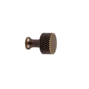 Habo - Lexington møbelknop - bronze - Ø20 mm