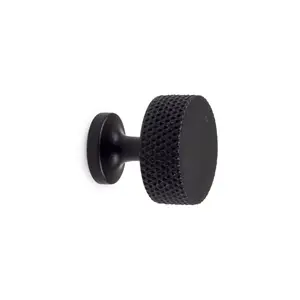 Habo - Lexington møbelknop - sort - Ø30 mm
