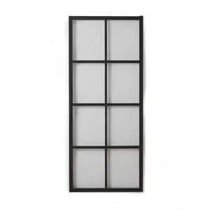 Habo - Cube skydedør 90x213,3 cm - Sort 