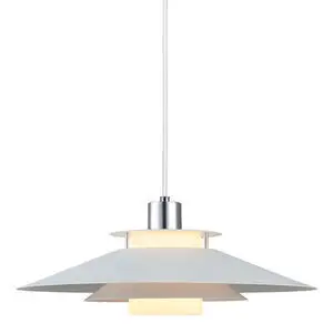Halo Design - Rivoli Pendel Ø40 - Hvid/Chrom