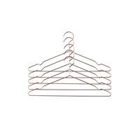 Hay - "Hang" bøjle i anodiseret aluminium (sæt med 5 stk) - copper 