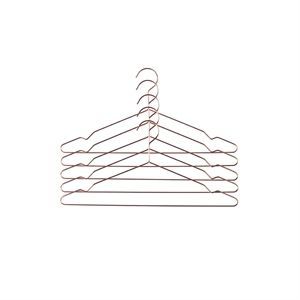 Image of Hay - "Hang" bøjle i anodiseret aluminium (sæt med 5 stk) - copper