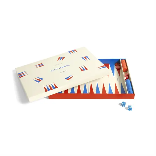 HAY - spil - Backgammon - off white