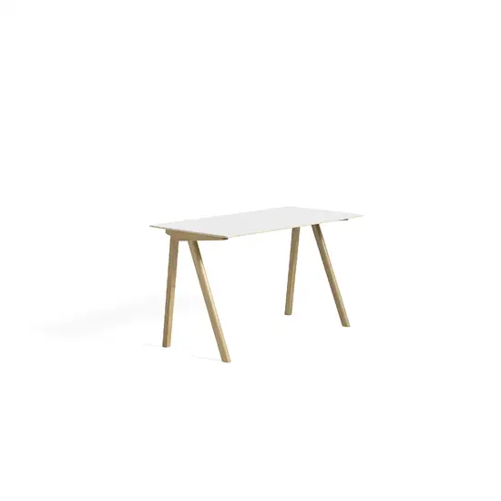 Hay - Skrivebord - CPH90 - Hvid laminat - Ben i lakeret eg